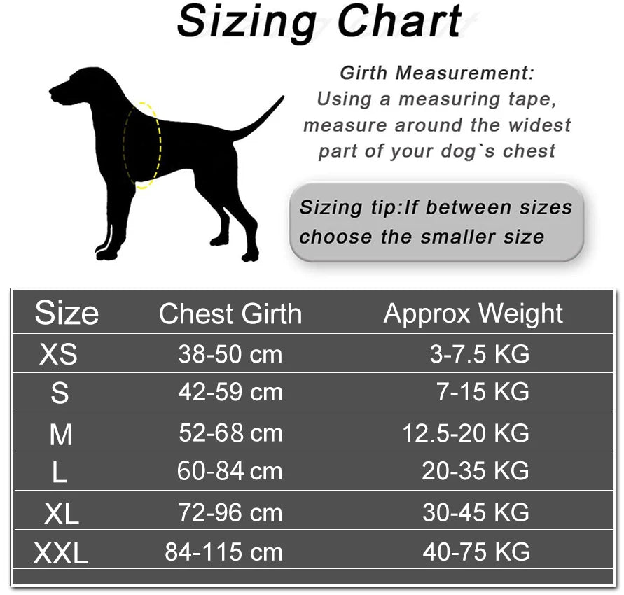 Dog Harness Vest ID Patch Customized