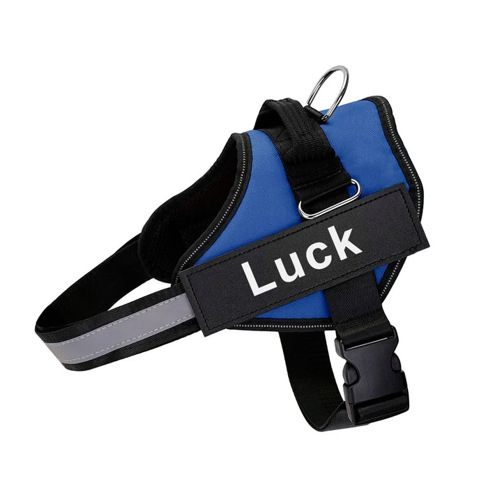 Dog Harness Vest ID Patch Customized