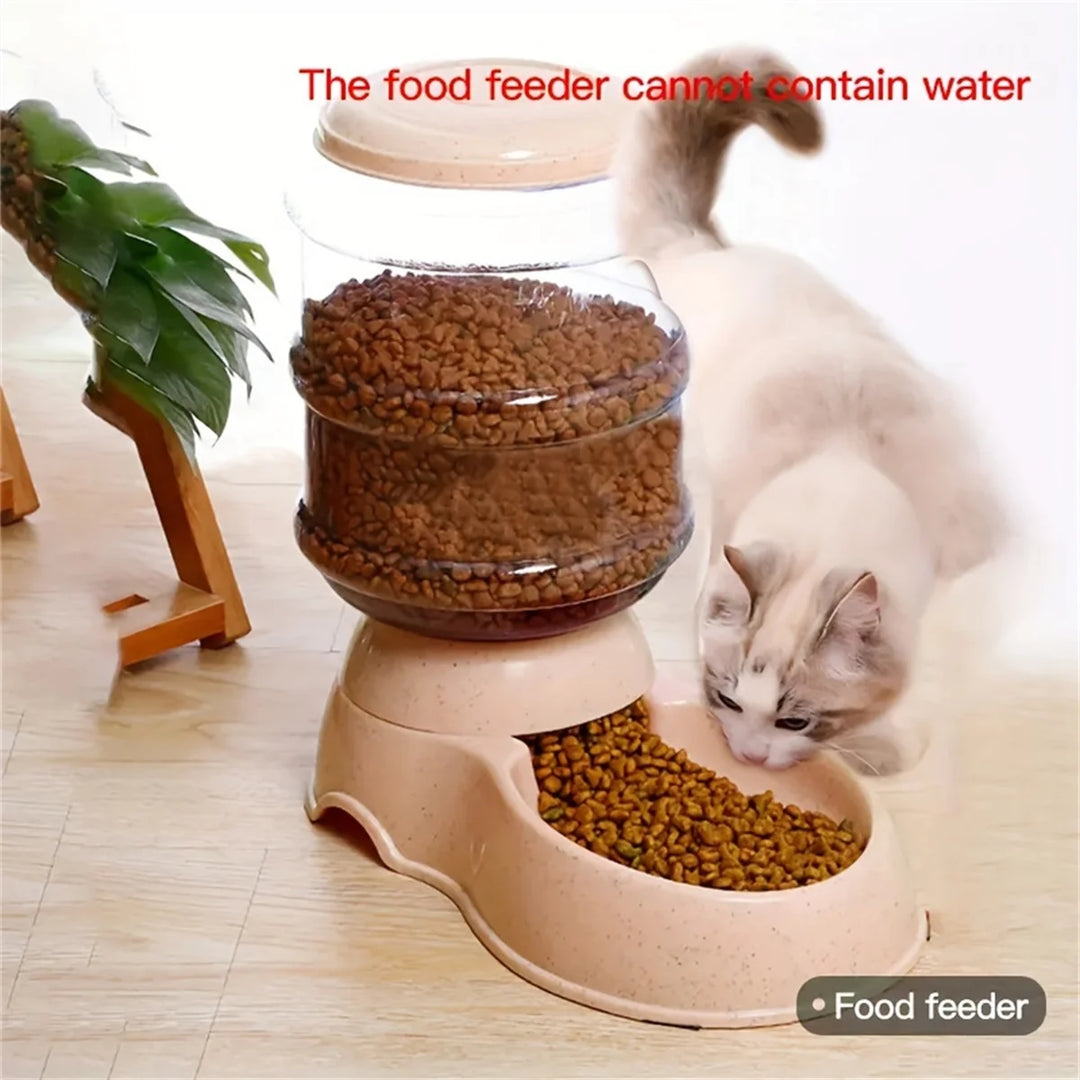 Pet dog and cat water feeding and feeder