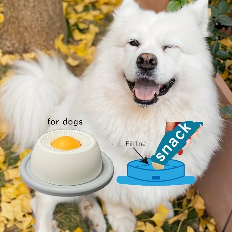 Pet Lick Mat Yogurt Licking Plate Slow Feeder for Dogs & Cats