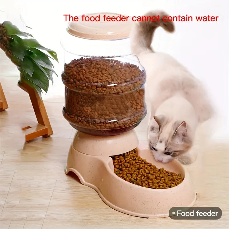 Pet dog and cat water feeding and feeder