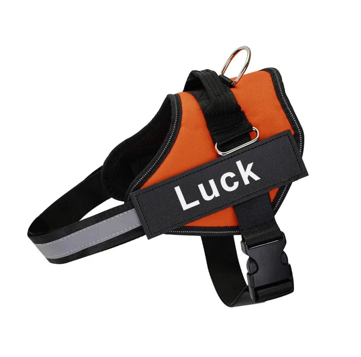 Dog Harness Vest ID Patch Customized
