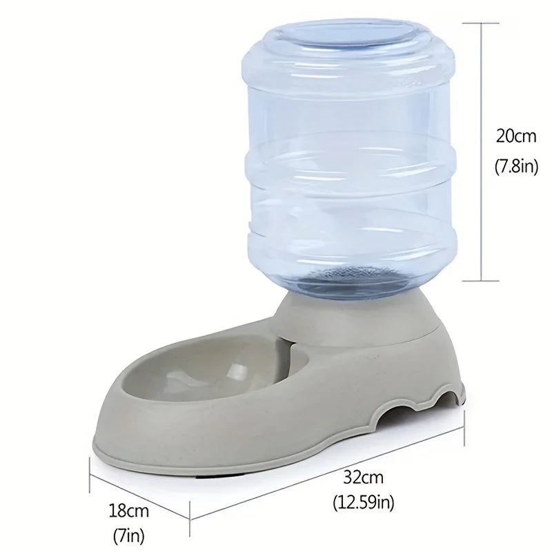 Pet dog and cat water feeding and feeder
