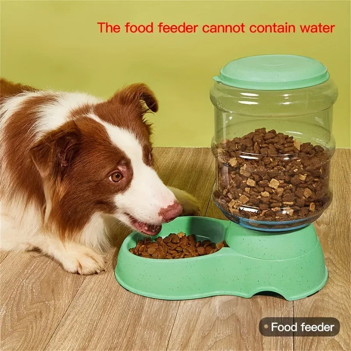 Pet dog and cat water feeding and feeder