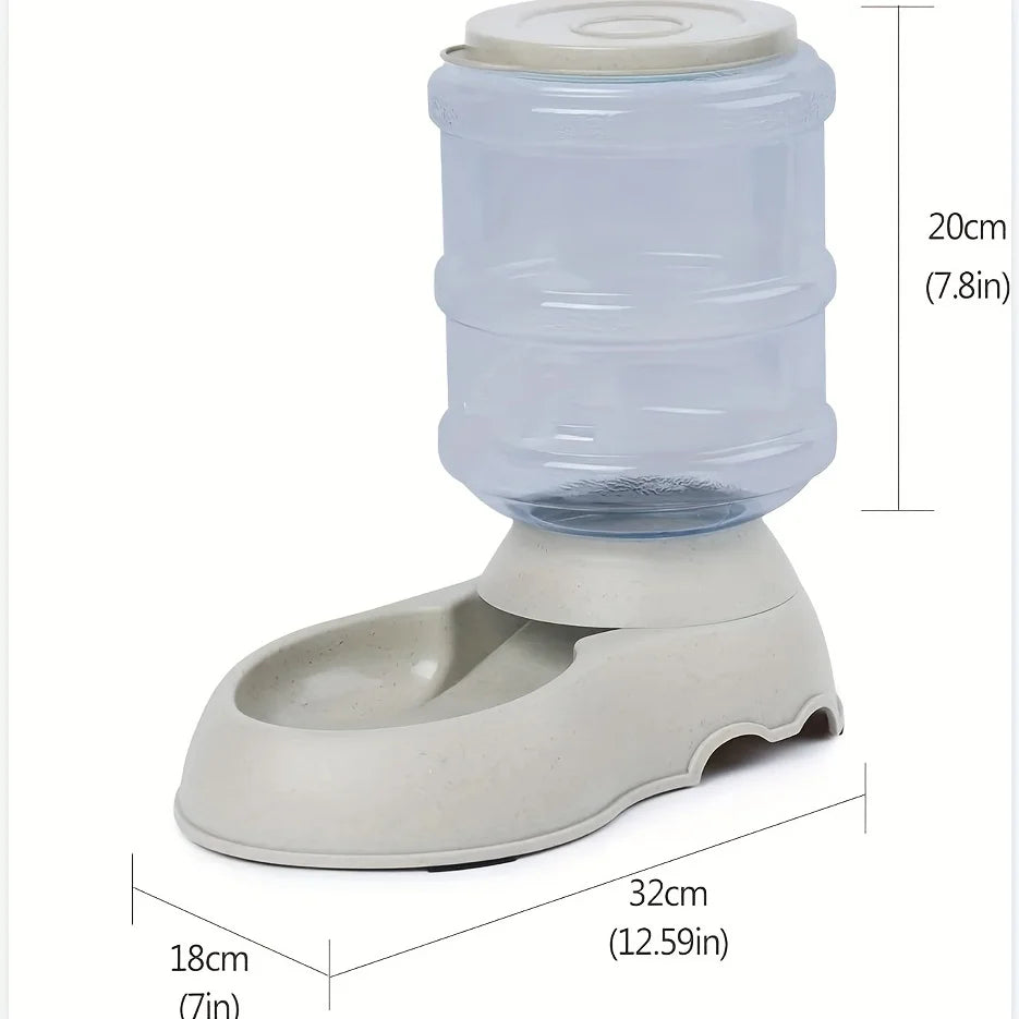 Pet dog and cat water feeding and feeder
