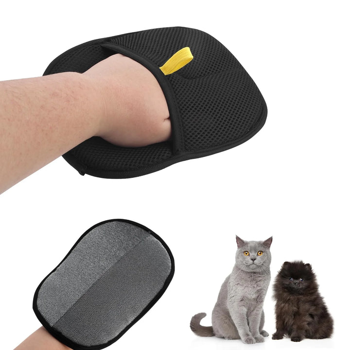Pet Hair Removal Tool Reusable Static Removal Gloves,