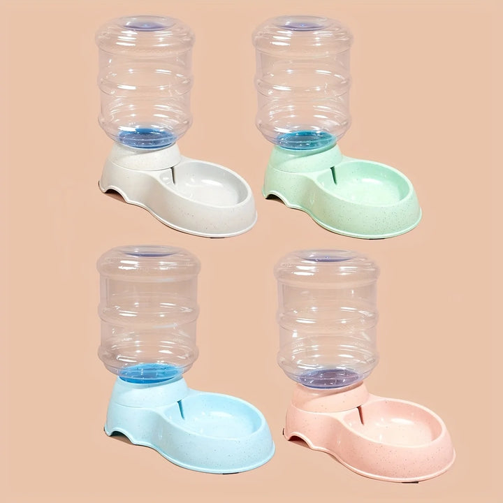 Pet dog and cat water feeding and feeder